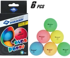 Bordtennisbolde Poly 40+, 6 stk. - Ø 4 cm.| Sportslegetøj & Gøgl|Bolde