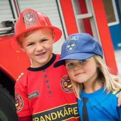 Den Goda Fen Brandmandshjelm - One size| Fastelavn|Udklædningstøj