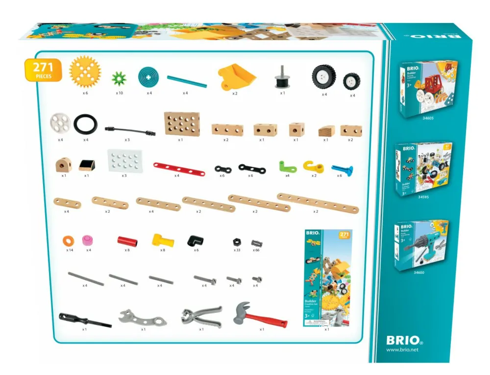 BRIO Builder - Kreativt sæt| Robot Legetøj|Byggesæt