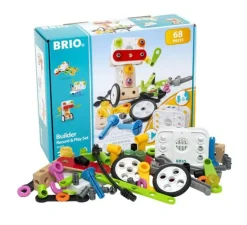 BRIO Builder - Sæt med optager og afspiller| Robot Legetøj|Byggesæt