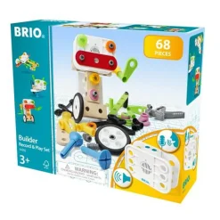 BRIO Builder - Sæt med optager og afspiller| Robot Legetøj|Byggesæt