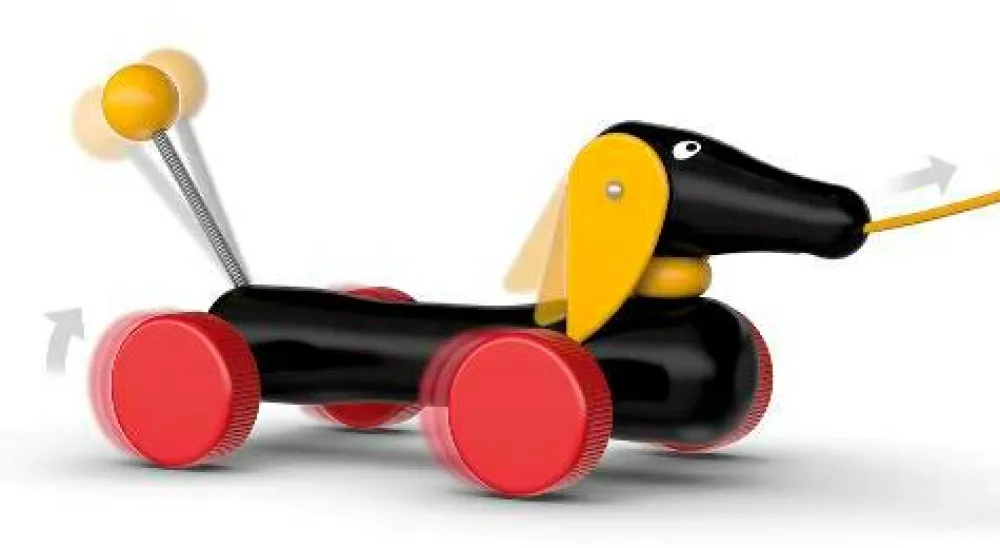 BRIO Dachshund/Gravhund| Tumlinge Legetøj|Babylegetøj