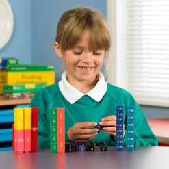 Learning Resources Brøk Tårne| Logik & Talforståelse|Matematik & Leg