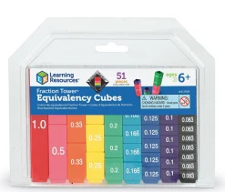 Learning Resources Brøk Tårne| Logik & Talforståelse|Matematik & Leg