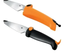 Kinderkitchen Børneknivsæt - Orange/Sort|Børn Finmotorik|Med I Køkkenet