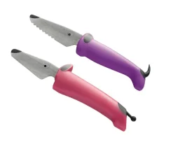 Kinderkitchen Børneknivsæt - Pink/Lilla|Børn Finmotorik|Med I Køkkenet