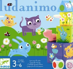 Djeco Børnespil - Ludamino| Sorterings- & Stablelegetøj