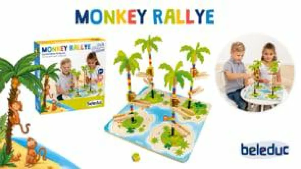 Beleduc Børnespil - Monkey Rallye| Spil
