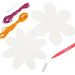 Creativ Company Broderisæt karton - Blomster| Finmotorik|Kreativ Leg