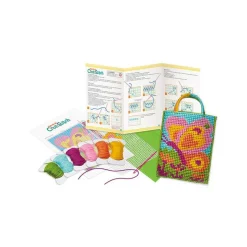 4M Broderisæt - Sommerfuglepose| Montessori|Kreativ Leg