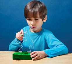 Buzz Wire koncentrationsøvelse - T-Rex| Finmotorik|Dinosaur Legetøj