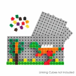 Byggeplader til Cubes 2 cm, 4 stk| Vis Alle Varer (Særlige Behov)|Finmotorik
