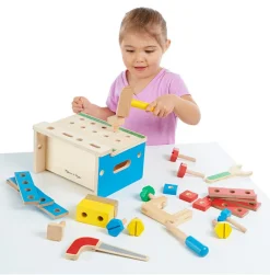 Melissa & Doug Bygge- & værktøjssæt| Legeværktøj|Byggesæt