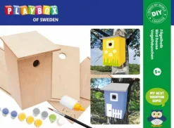 Playbox Byg & Mal - Fuglehus| Insekt & Naturleg|Tegne- & Malegrej