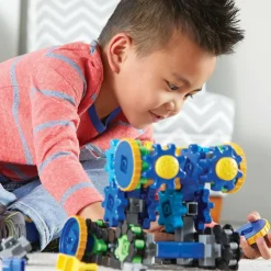 Learning Resources Byg med tandhjul - Bevægelige køretøjer| Stem Læringslegetøj|Byggesæt