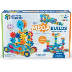 Learning Resources Byg med tandhjul - Kæmpestore konstruktioner| Byggesæt|Stem Læringslegetøj