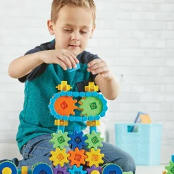 Learning Resources Byg med tandhjul - Kæmpestore konstruktioner| Byggesæt|Stem Læringslegetøj