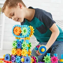 Learning Resources Byg med tandhjul - Kæmpestore konstruktioner| Byggesæt|Stem Læringslegetøj