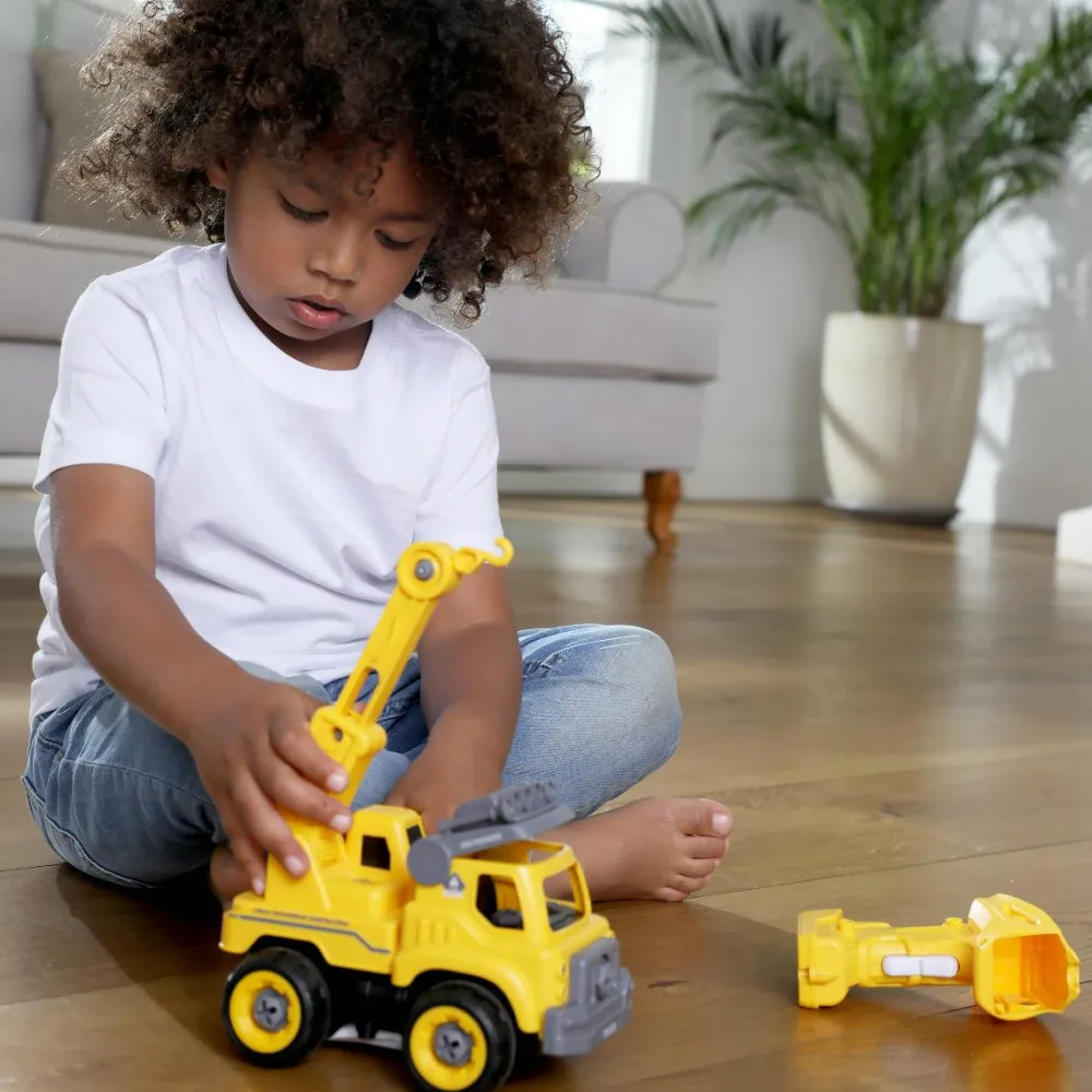 edushape Byg selv bil m. fjernbetjening - Truck| Stem Læringslegetøj|Legebiler