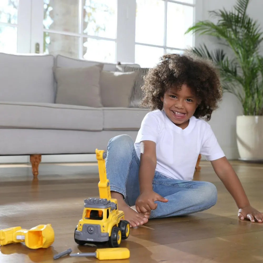edushape Byg selv bil m. fjernbetjening - Truck| Stem Læringslegetøj|Legebiler