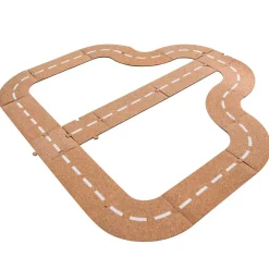Byg selv veje af kork, 17 dele| Legebiler|Dukkehus & Legesæt