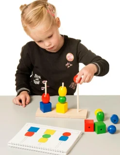 Toys for Life Byg tårne - Lær om form og farve| Matematik & Leg|Sorterings- & Stablelegetøj