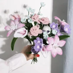 Creativ Company Chenilleblomster - Pastel-buket| Voksenværk|Påske