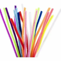 Creativ Company Chenille Ø6 mm. - Colorful, 25 stk| Påske|Kreativ Leg