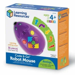 Learning Resources Code & Go Robotmus| Stem Læringslegetøj|Robot Legetøj