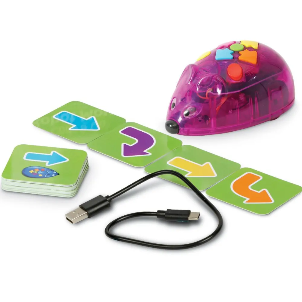 Learning Resources Code & Go Robotmus (genopladelig)| Stem Læringslegetøj|Robot Legetøj