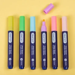 Crateit tusser - Pastel 3 mm., 6 stk| Tegne- & Malegrej