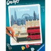 CreArt Paint by Numbers - London| Voksenværk|Krea-Fitness