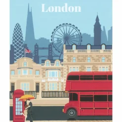 CreArt Paint by Numbers - London| Voksenværk|Krea-Fitness