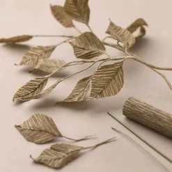 Creativ Company Crepepapir m. stræk - Natur, 8 ark| Påske|Kreativ Leg