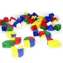 Cubes 2 cm - kvadrant, 200 stk| Vis Alle Varer (Særlige Behov)|Finmotorik