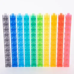 Cubes 2 cm - Transparent, 100 stk| Logik & Talforståelse|Stem Læringslegetøj