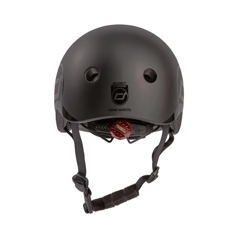 Scoot & Ride Cykelhjelm, 51-55 cm - Black|Børn Børnesikkerhed