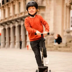 Scoot & Ride Cykelhjelm, 51-55 cm - Black|Børn Børnesikkerhed