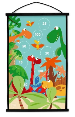 Scratch Dart med sugekopper - Dinosaur| Udeleg|Matematik & Leg