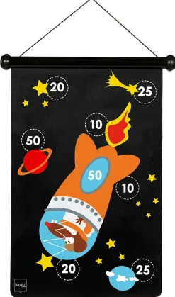 Scratch Dartspil, Magnetisk Stor - Rummet| Logik & Talforståelse|Grovmotorik