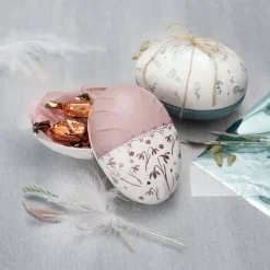 Creativ Company Dekorationsfolie m. blomster - Guld + lilla| Påske|Kreativ Leg