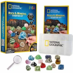 National Geographic Ædelsten- og mineraler - Startsæt| Stem Læringslegetøj|Naturvidenskab