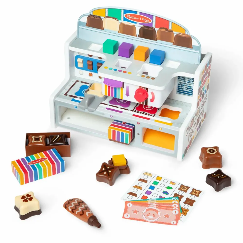 Melissa & Doug Den lille chokoladefabrik| Trælegetøj|Rolleleg