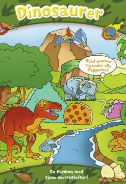 Forlaget Bolden Den store flapbog: Dinosaurer|Børn Sprog & Leg|Dinosaur Legetøj