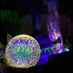 3D glas lampe m. LED lys|Børn Til Børneværelset|Mindfulness For Børn