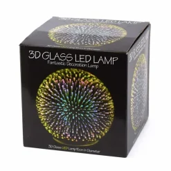 3D glas lampe m. LED lys|Børn Til Børneværelset|Mindfulness For Børn