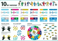 Dækkeserviet - 10'er venner| Logik & Talforståelse|Matematik & Leg