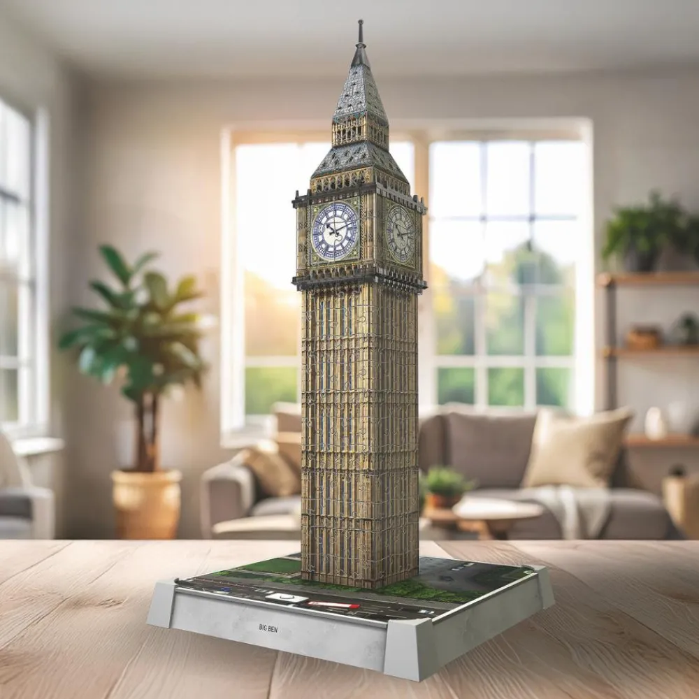 3D puslespil LED m. 216 brk. - Big Ben| Voksenværk|Puslespil
