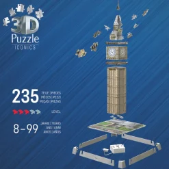 3D puslespil LED m. 216 brk. - Big Ben| Voksenværk|Puslespil