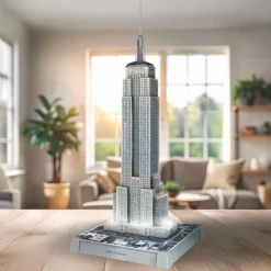 3D puslespil LED m. 216 brk. - Empire State| Voksenværk|Puslespil